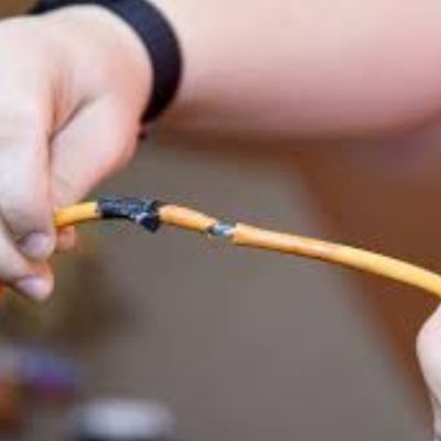 A hazardous cable or wire